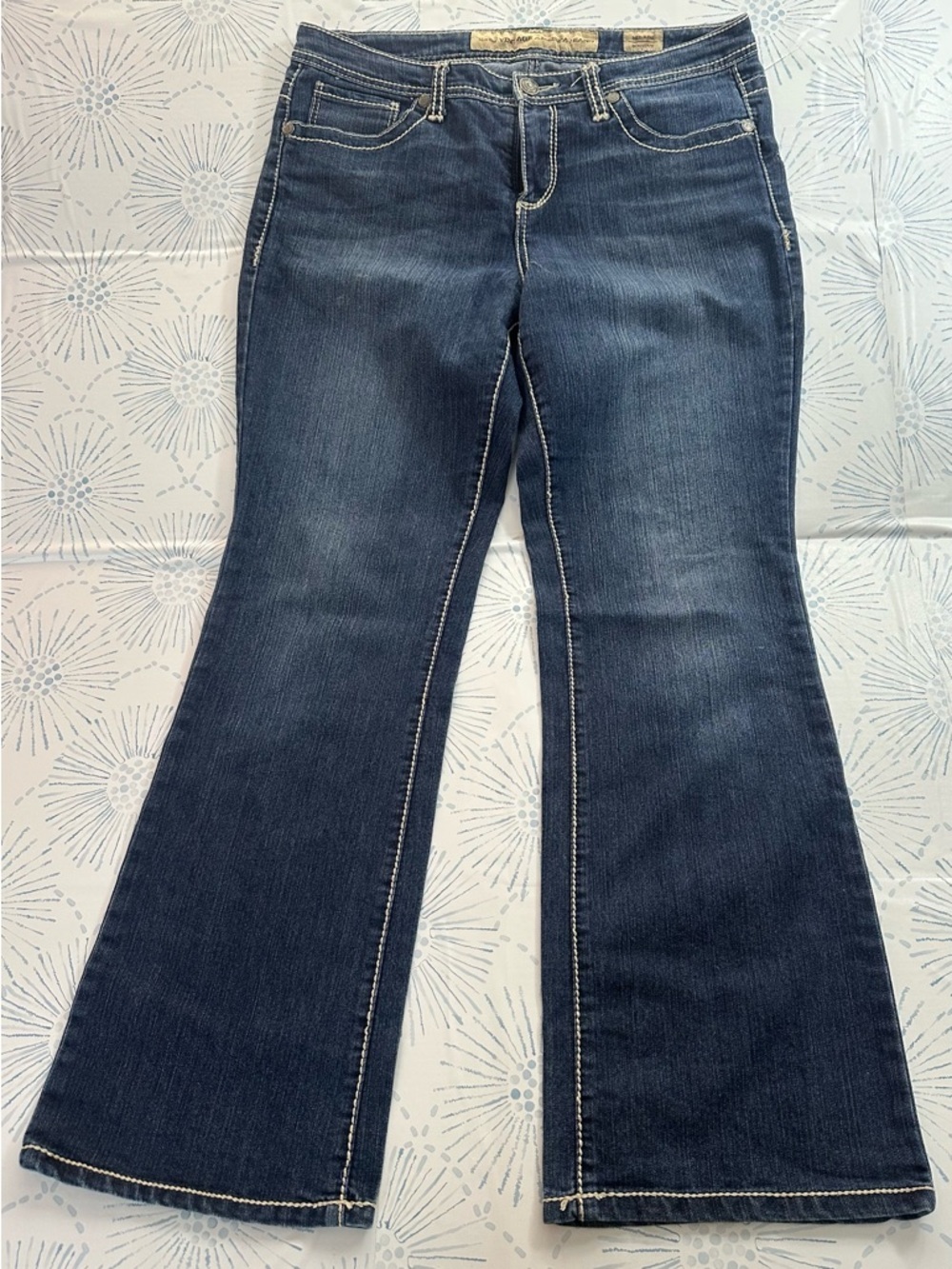 Nine West Vintage American Mid Rise Bootcut Jeans Women's Size 12 - Picture 1 of 12